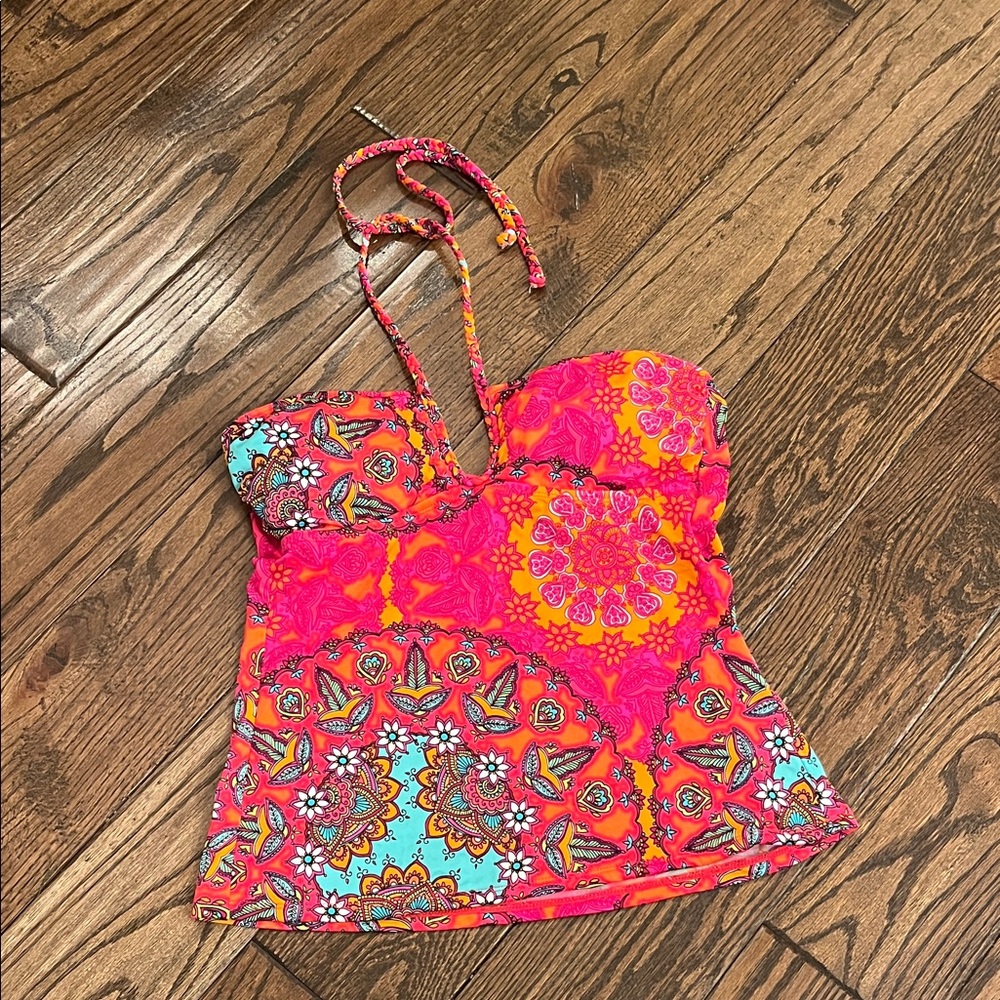 Vibrant Multicolor Tankini Top